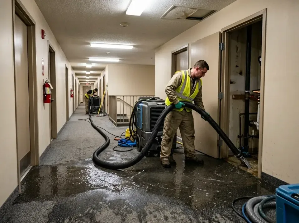 multi-unit-apartment-hallway-f-005 — frequently asked questions, Emergency Burst Pipe Water Extraction & Removal in Steger,…